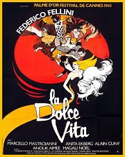 Decor Poster.office Home Room Art.la Dolce Vita.fellini Masterpiece Movie.6936