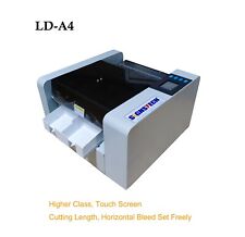 Digital A4 Auto Business Card Cutter Slitter Flyer Cutting Y Axis Adjustable