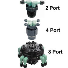 Orbit 2 4 8 Port Watering Sprinkler Micro Drip Manifold 14 Tube Irrigation