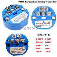 4-20ma 0-10v Temperature Sensor Transmitter Modules Pt100 Transmitter Modules