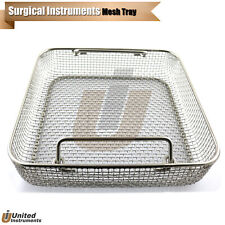 Sterilization Mesh Tray Basket Surgical Instruments Holding Cassette