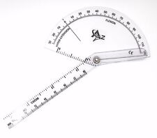 Finger Goniometer Measure Flexion Hyper-extension Clear Plastic