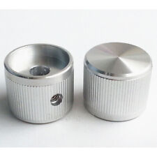21x17mm Silver Aluminium Amp Volume Potentiometer Knob For Audio Tube Amp Diy