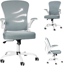 Mesh Swivel Office Chair Adjustable Home Desk Task Computer Chair Gray