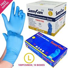 1000 Sunnycare 8203 Nitrile Exam Gloves Chemo-rated Powder Free Vinyl Latex L