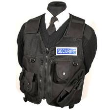 Protec Black Security Guard Tactical Equipment Vest