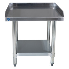 Stainless Steel Equipment Grill Stand Table With Adjustable Undershelf 24x24