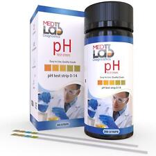 Ph Test Strips 0 To 14 200 Ct For Urine Saliva Drinking Water Kombucha