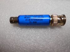 Mini-circuits 20db Fixed Attenuator 75 Ohm Dc-500mhz Cat-20-75 Bnc