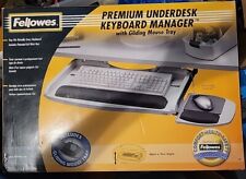 Fellowes 93801 Premium Underdesk Keyboard Managers Wmousepads 93801