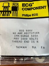 3ea Phillips Ecg6002 40 Amp Rectifier Ifm Surge 500a Prv 1000v Nte6002