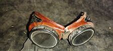Vintage Welding Cutting Bakelite Lenses Steampunk Goggles Up Railroad