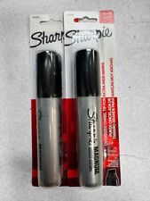 Sharpie Magnum Oversized Permanent Markers Black New 2 Pcs