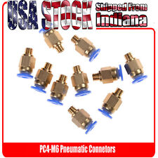 Pc4-m6 Pneumatic Connector For Bowden Extruder - Push Fit Ptfe