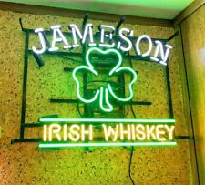 New Jameson Irish Whiskey Neon Light Sign 20x16 Beer Bar Lamp Display Artwork