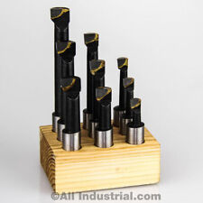 12 Boring Bar Set Pro Quality 9 Pcs Carbide Tipped Bars 12 Shank Lathe Tool