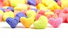 1.5 Cu Ft Colorful Hearts Packing Peanuts Ecofriendly Plant Based Void Fill