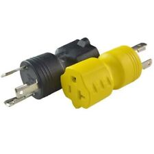 Conntek Generator 3-prong 30-amp L5-30p To 1520-amp Nema 5-1520r Plug Adapter