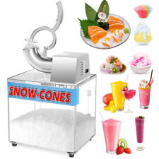 Commercial Hawaiian Shaved Ice Snow Cone Electric Machine Slush Party Box 440lb