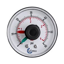 Filter Pressure Gauge 14 Npt Back Mnt 0-60 Psi