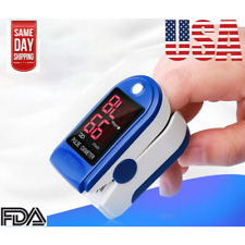 Finger Tip Pulse Oximeter Spo2 Blood Oxygen Saturation Heart Rate Monitor