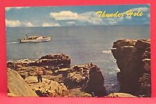 Bar Harbor Sightseeing Cruise Thunder Hole Acadia Park Maine Me Postcard A10