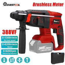 Brushles Electric Rotary Hammer Drill Demolition Sds Hand Tool Without Battery