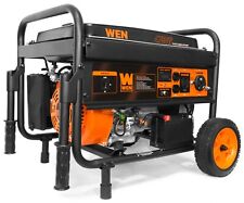 Wen 56475 Generator With Electric Start And Wheel Kit Carb Compliant 4750-watt