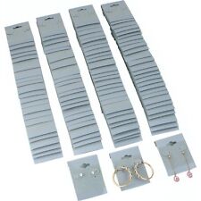 100 Gray Hanging Earring Cards 2 Inch Jewelry Display