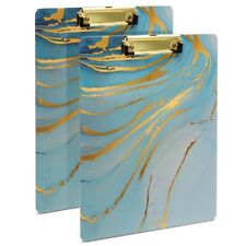 2 Pack Decorative Marble Clipboards For Classroom Office A4 Letter Size 9 X 12