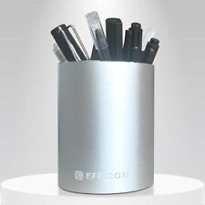 Pencil Holder For Desk Cool Metal Pen Cup Exquisite Aluminum Polished Desk ...