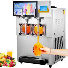 Vevor Commercial Slush Machine 2x84l Margarita Slush Maker Frozen Drink 1800w