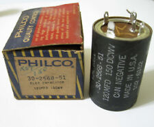 Philco 30-2568-51  120 Mf 150 Wv Electrolytic Capacitor Nos