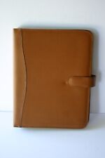 Levenger Tan Leather Personal Planner Calendar Binder Notebook Size 7 Ring