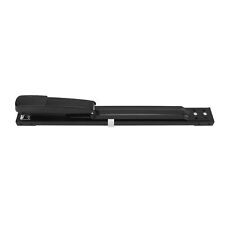 Long Arm Stapler Black 20 Sheets Capacity High Strength Office Stapler Tool Yek