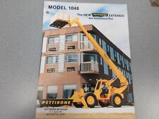 Rare Pettibone 1048 Extendo Forklift Sales Sheet