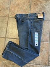 Carhartt Holter Jeans Mens 36x30 Dark Denim Blue Relaxed Fit 5-pocket 103327-966
