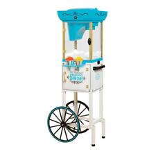 Nostalgia Snow Cone Cart Vintage Collection With Drip Tray Storage Compartment