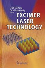 Excimer Laser Technology By Dirk Basting English Hardcover Book