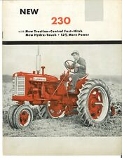Ih Mccormick Farmall 230 W Fast Hitch Tractor Implement Color Brochure