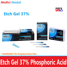 Mark3 Dental Etching Gel 37 Phosphoric Acid Blue Jumbo Kit Bulk Kit Or 4 Pack
