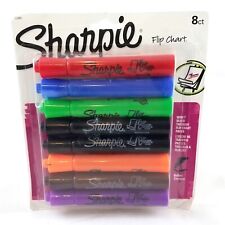 Sharpie Flip Chart Markers Bullet Tip Assorted Colors 8 Count 22480 New