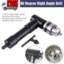 Right Angle Drill Cordless 90 Drill Attachment Adapter With 38 Keyed Chuck