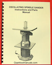 Jetasian Ovs-10 Oscillating Spindle Sander Operators Parts Manual 0397