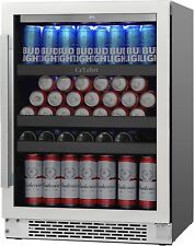 Calefor 24 Beverage Beer Refrigerator Cooler Built-in Fridge 220 Cans