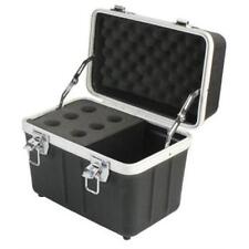 New 6 Microphone Carrying Case.mic Instrument Storage Portable Flight Box.sm58