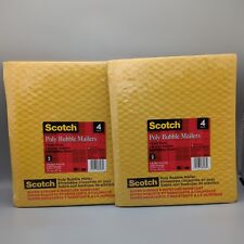 2 - Scotch Bubble Mailer 8.5 In X 11 In Size 2 Poly 4pack 8 Total Mailers