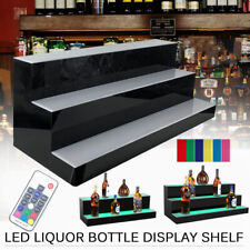 3139 Led Lighted Liquor Bottle Display Shelf Back Bar Bottle Display Stand