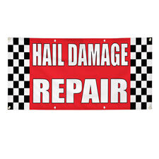 Vinyl Banner Multiple Sizes Hail Damage Repair Auto Body Shop Car Repair A