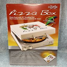 Cuizen Pizza Box Countertop Pizza Oven With 12 Rotating Pan Piz-4012 Open Box